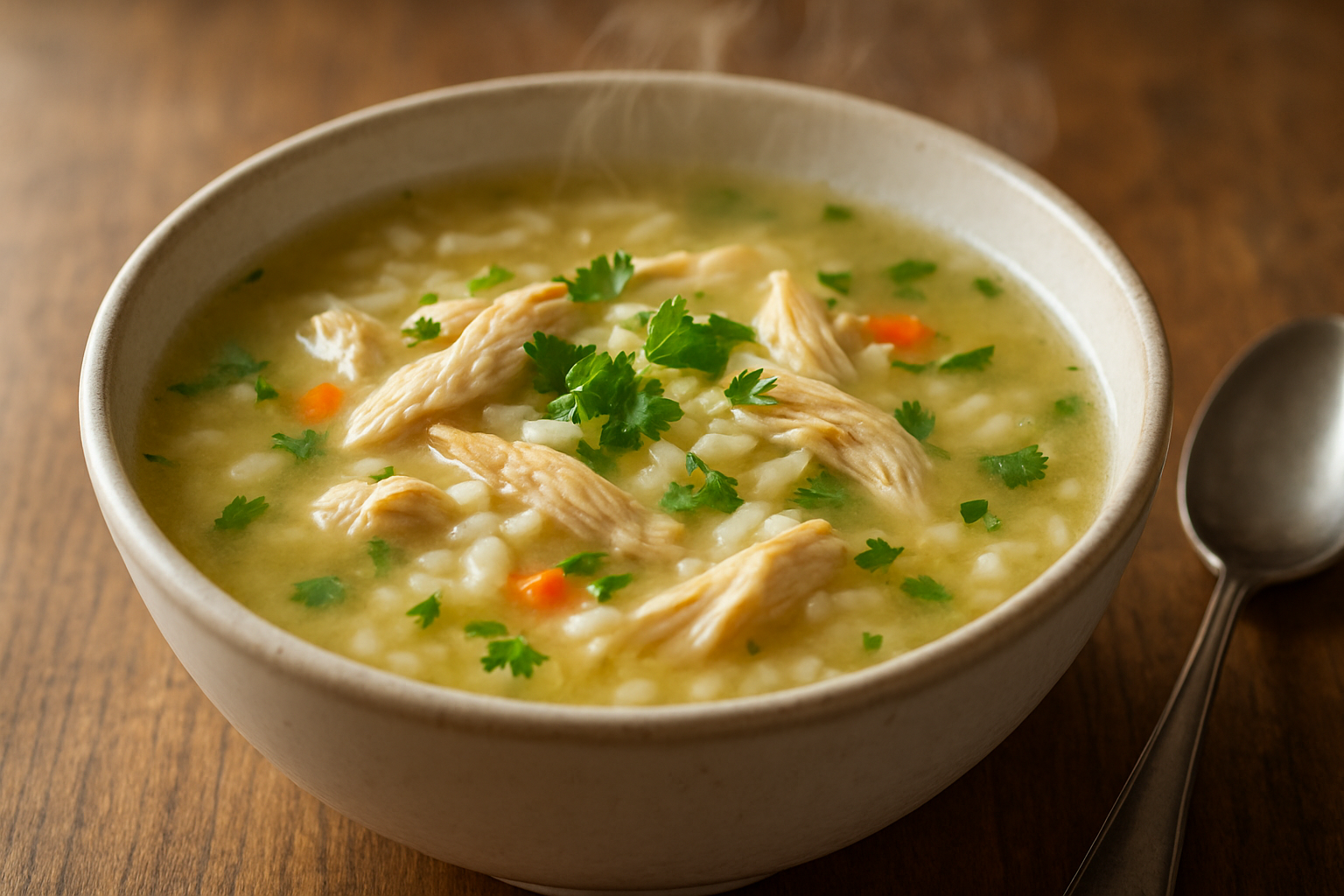 Canja de Galinha Tradicional 🍲🐔: 40 Minutos de Preparo | Receita Fácil 2 Canja de Galinha Tradicional 🍲🐔 - receita deliciosa de canja de