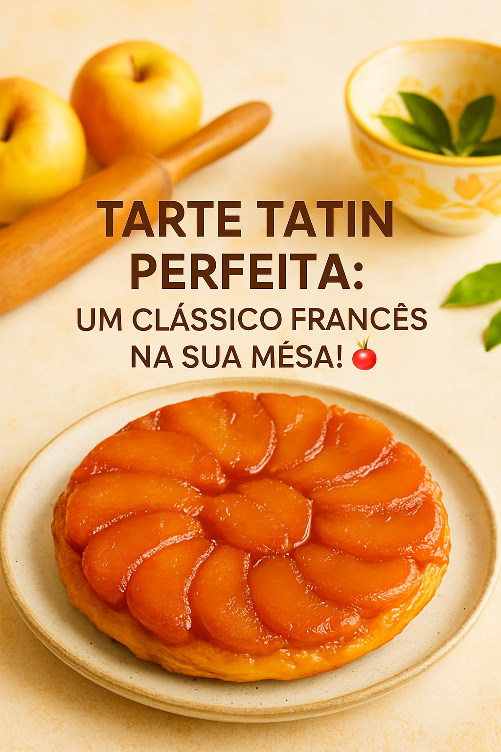 Tarte Tatin Perfeita: Um Clássico Francês na Sua Mesa! 🍎✨: 50 Minutos de Preparo | Receita Fácil 3 Tarte Tatin Perfeita: Um Clássico Francês na Sua Mesa! 🍎✨ - receita deliciosa de tarte tatin