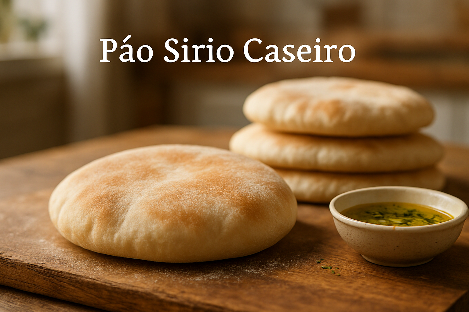 Pão Sírio Caseiro: O Segredo da Massa Perfeita 🫓✨: 45 Minutos de Preparo | Receita Intermediário 2 Pão Sírio Caseiro: O Segredo da Massa Perfeita 🫓✨ - receita deliciosa de pão sírio