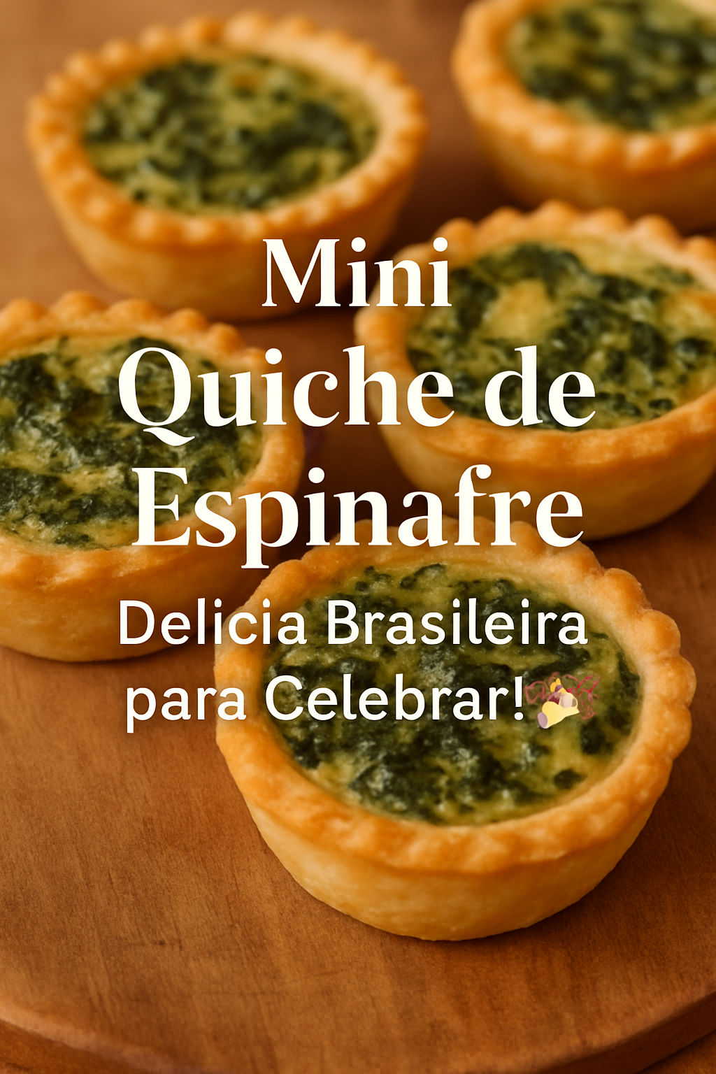 Mini Quiche de Espinafre: Delícia Brasileira para Celebrar! 🎉 - receita deliciosa de mini quiche