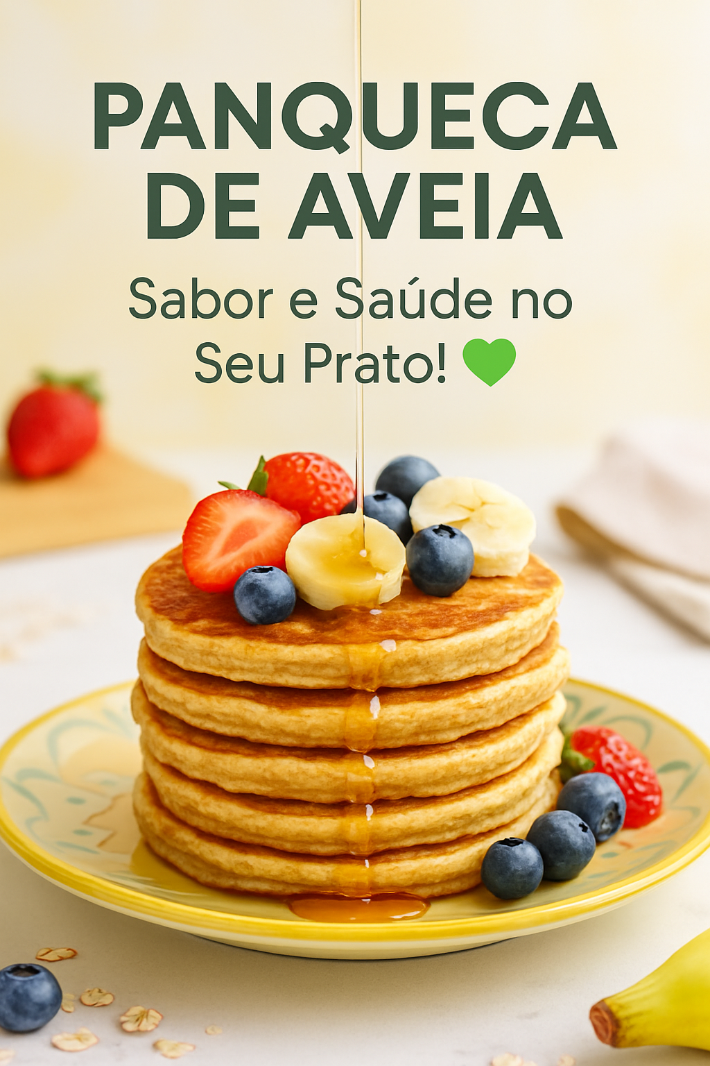 Panqueca de Aveia: Sabor e Saúde no Seu Prato! 🥞💚: 35 Minutos de Preparo | Receita Intermediário 2 Panqueca de Aveia: Sabor e Saúde no Seu Prato! 🥞💚 - receita deliciosa de panqueca de