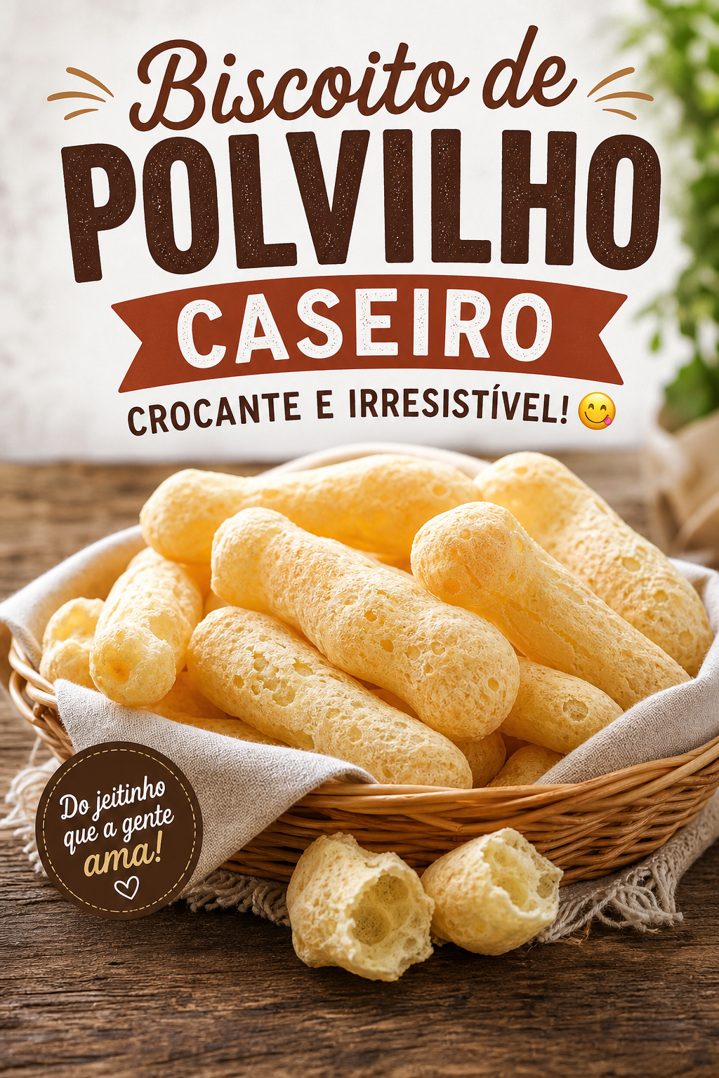 Biscoito de Polvilho Caseiro: Crocante e Irresistível! 😋 - receita deliciosa de biscoito de